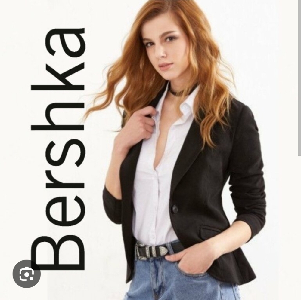 Bershka Women's Classic Black Blazer
